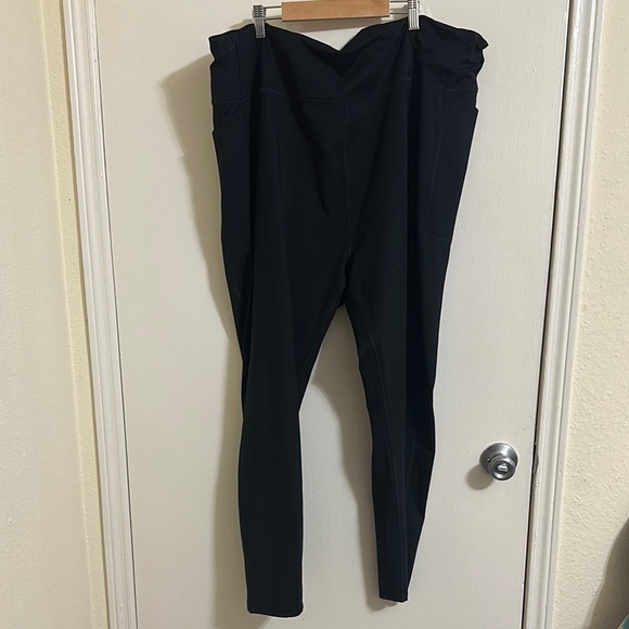 girlfriend collective Pants - EUC Girlfriend Collective Black Athletic Leggings 6XL